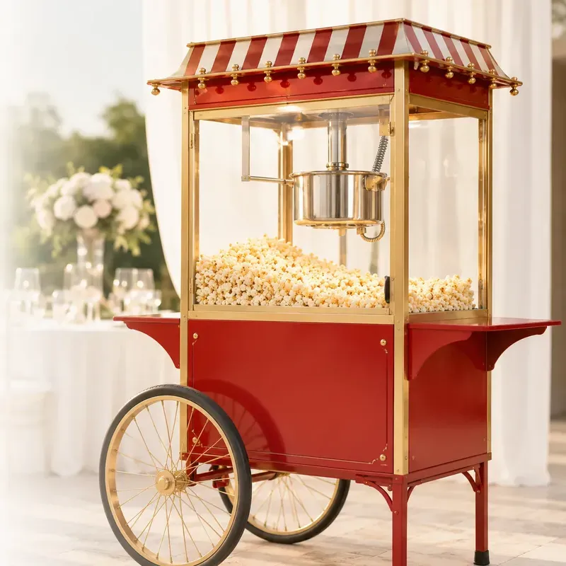 Partiler İçin Özel Popcorn Arabası Kiralama