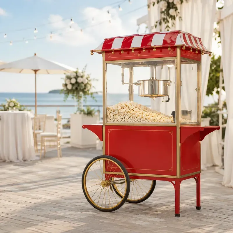 Şirket Etkinlikleri ve Fuarlar İçin Popcorn Arabası Kiralama